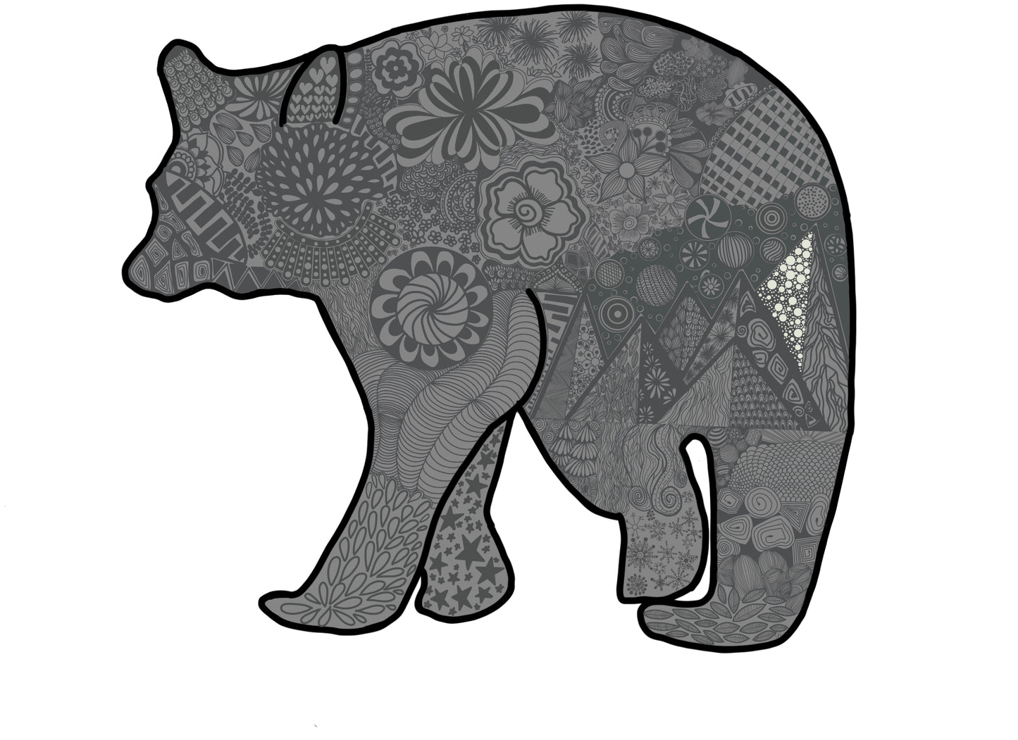 Black Bear sticker