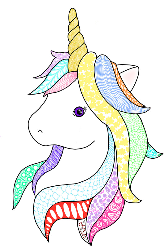 Ursula the Unicorn sticker